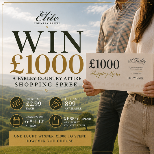 Win a £1000 A Farley Country Attire Shopping Spree