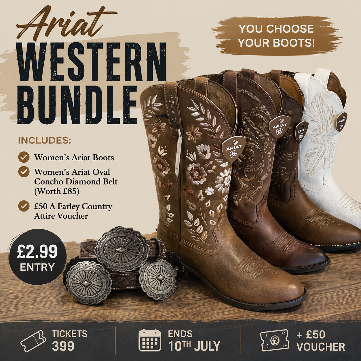 Win an Ariat Western Bundle