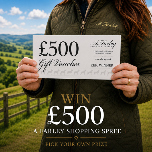 Win a £500 A Farley Country Attire Shopping Spree