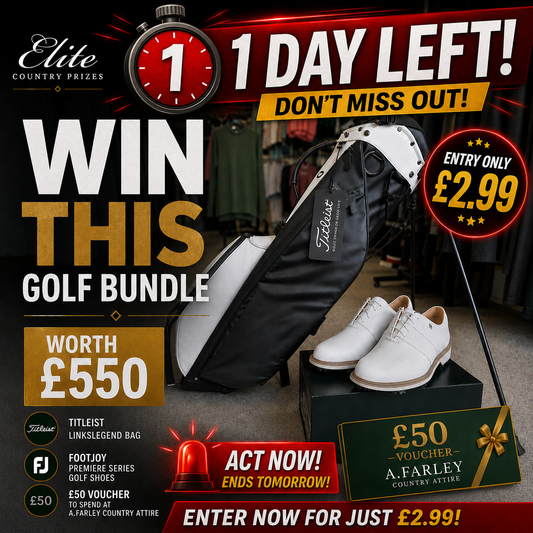 Win Titleist LinksLegend Golf Bag & FootJoy Premiere Shoes (Worth £550)