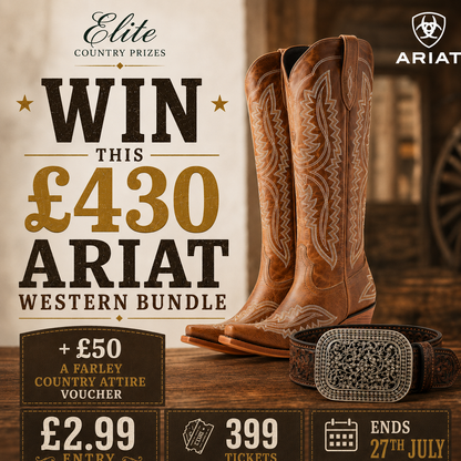 Win £430 Ariat Western Bundle – Casanova Boots, Belt & £50 Voucher