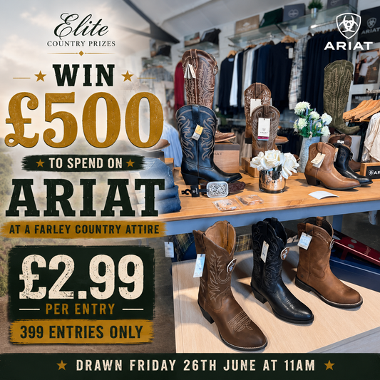 Win a £500 Ariat Shopping Spree at A Farley Country Attire