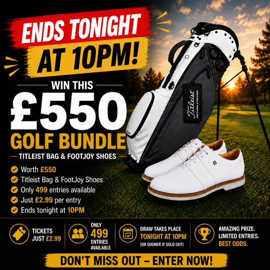 Win this £550 Golf Bundle - Titleist Bag & FootJoy Shoes