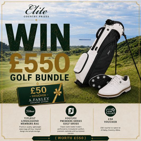 Win Titleist LinksLegend Golf Bag &amp; FootJoy Premiere Series Shoes (Worth £550)