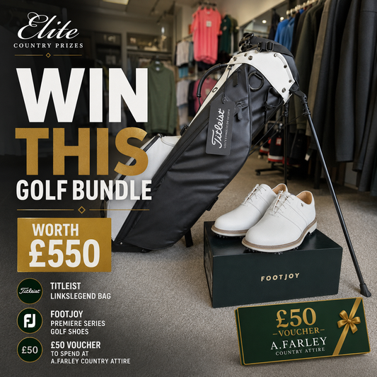 Win Titleist LinksLegend Golf Bag & FootJoy Premiere Shoes (Worth £550)