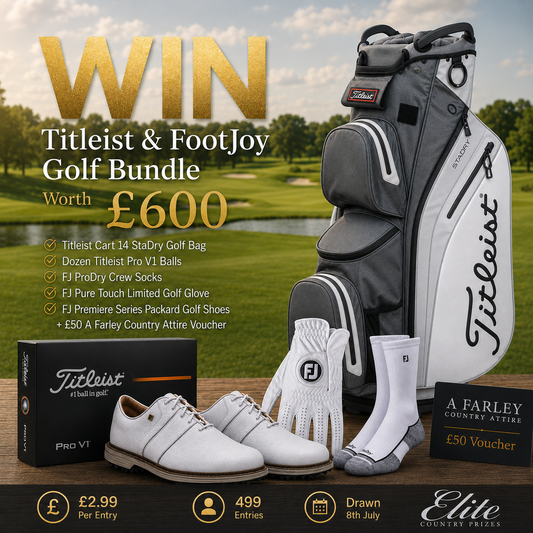 Win a Titleist & FootJoy Golf Bundle + £50 Voucher (Worth £600)