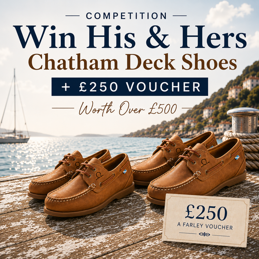 Win His & Hers Chatham Deck Shoes + £250 Voucher (Worth Over £500)