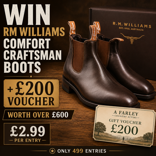 Win RM Williams Comfort Craftsman Boots + £200 Voucher – Worth Over £600