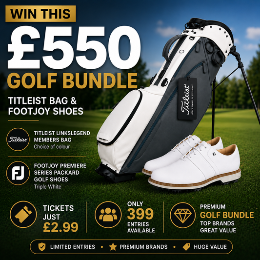 Win this £550 Golf Bundle - Titleist Bag & FootJoy Shoes