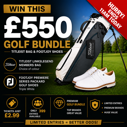 Won - Titleist LinksLegend Golf Bag & FootJoy Premiere Series Shoes (Worth £550)
