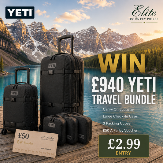 Win Ultimate YETI Travel Bundle Worth Over £900!